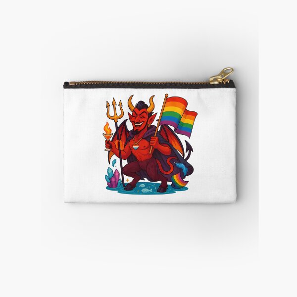 Item preview, Pride Devil With Trident And Cocktail designed and sold by bourg-libbie.