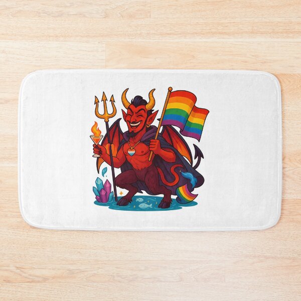 Item preview, Pride Devil With Trident And Cocktail designed and sold by bourg-libbie.