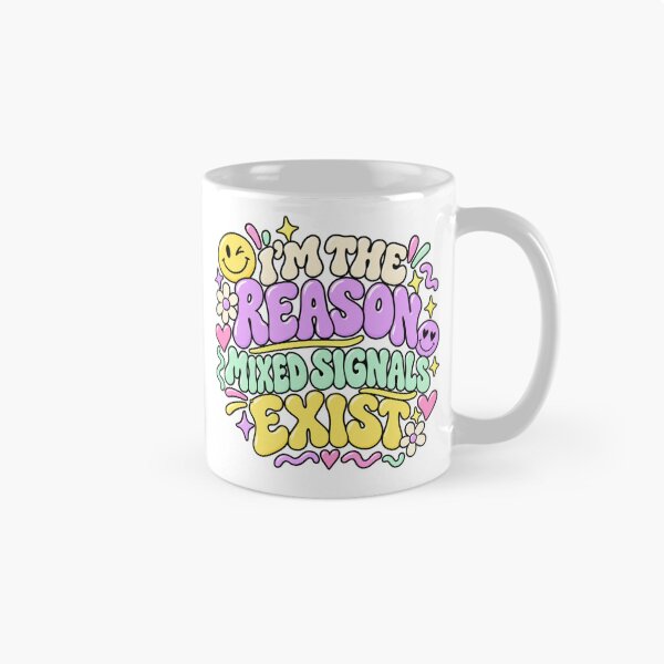 Item preview, Funny Gen Z Shirt, Mixed Signals Quote Tee, Pastel Funky T-Shirt, Cute Sarcastic Gift, Y2K Pastel Doodle Tee designed and sold by PRINYOS.