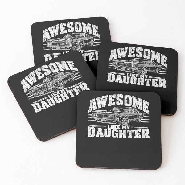 Item preview, Awesome Like My Daughter   Dad Classic Car Father Daughter designed and sold by drawwiika+44.