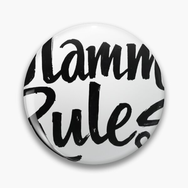 Item preview, Glamma Rules - Bold Black Ink Tattoo Flash Style designed and sold by Qubivibe.
