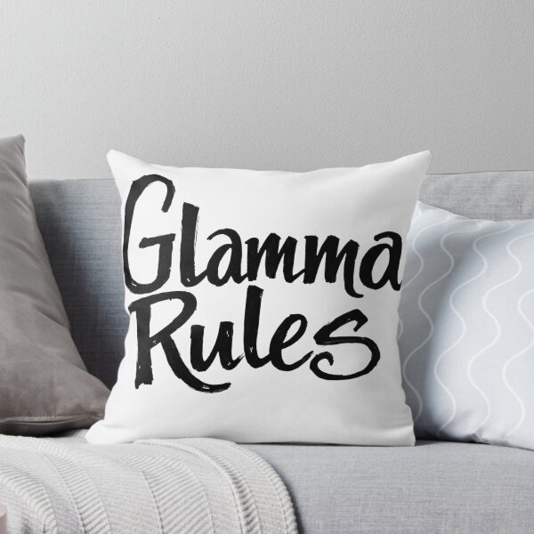 Item preview, Glamma Rules - Bold Black Ink Tattoo Flash Style designed and sold by Qubivibe.
