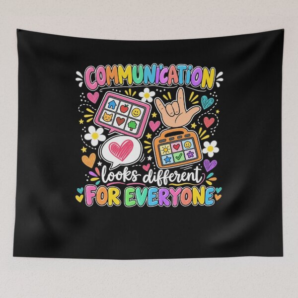 Item preview, Communication Looks Different For Everyone  designed and sold by drawwiika+44.