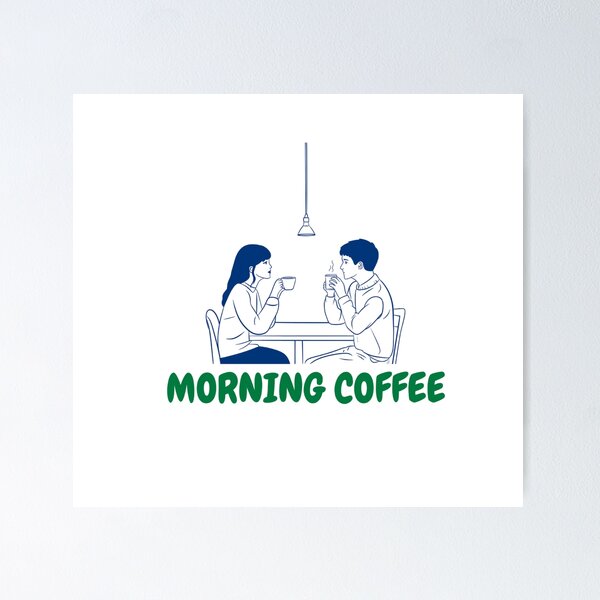 Item preview, Morning Coffee - Cute Coffee Lover Design designed and sold by walbayzon.