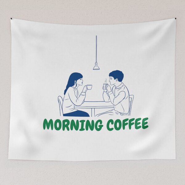 Item preview, Morning Coffee - Cute Coffee Lover Design designed and sold by walbayzon.