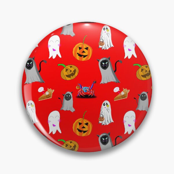 Item preview, Cute Halloween Seamless Pattern with Spooky Ghosts designed and sold by laxmanrajart.