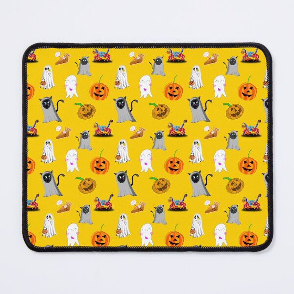 Item preview, Cute Halloween Seamless Pattern with Spooky Ghosts designed and sold by laxmanrajart.
