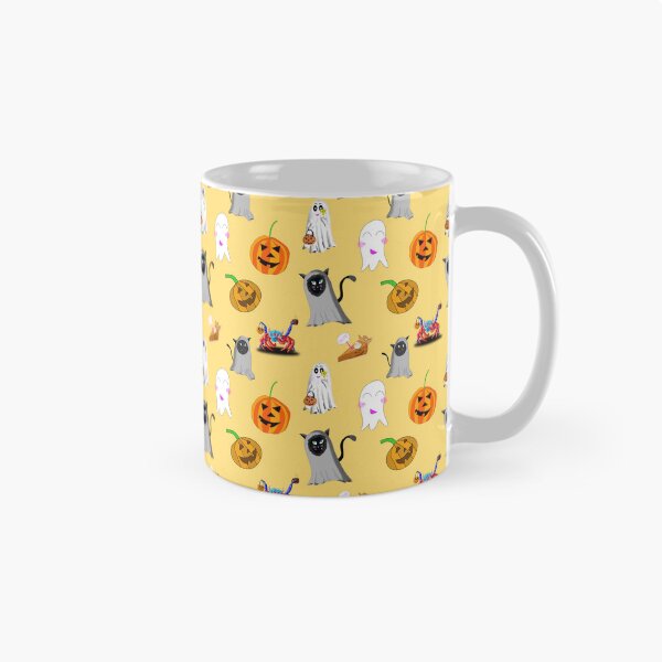 Item preview, Cute Halloween Seamless Pattern with Spooky Ghosts designed and sold by laxmanrajart.