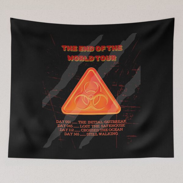 Item preview, End of The World Tour Zombie Survival Aesthetic designed and sold by Mircea786.