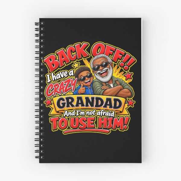 Item preview, Funny Crazy Grandad & Grandson Gift – Back Off designed and sold by mygiftideas.