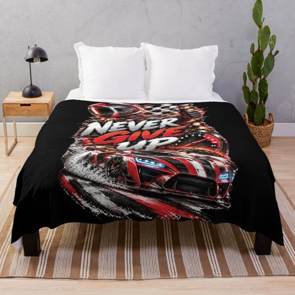 Item preview, Never Give Up | Formula Racing Motorsport Motivation Design designed and sold by M. Mamdouh Artworks.