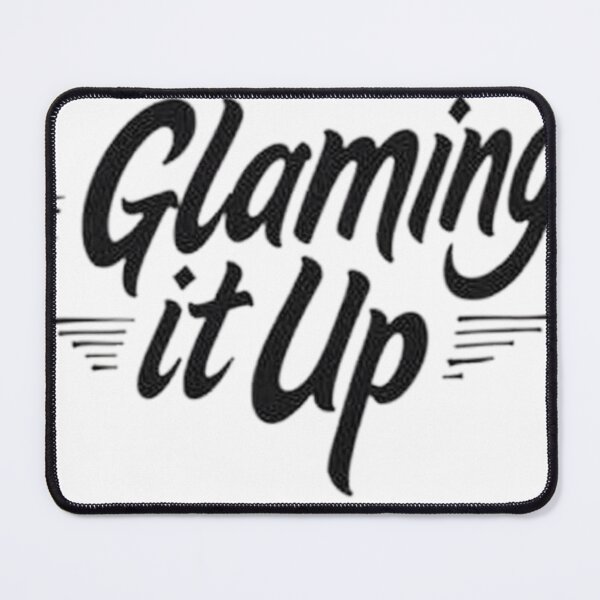 Item preview, Glamming It Up: Bold Black Ink Hand Lettering Design designed and sold by Qubivibe.