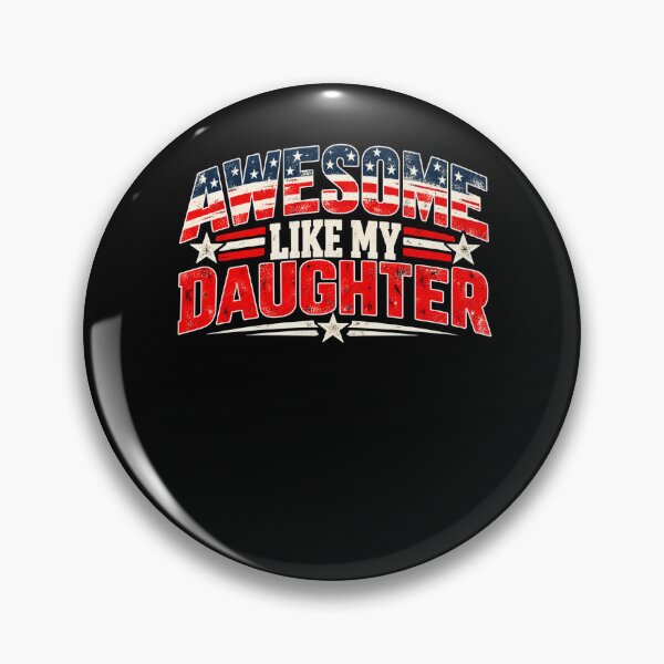 Item preview, Awesome Like My Daughter Dad Mom Parent Family Love designed and sold by drawwiika+44.