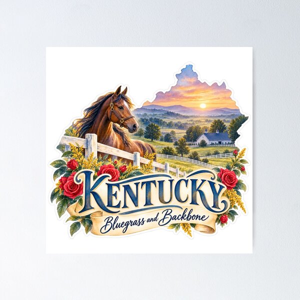 Item preview, Kentucky Bluegrass and Backbone designed and sold by Whimspired By Paxx.