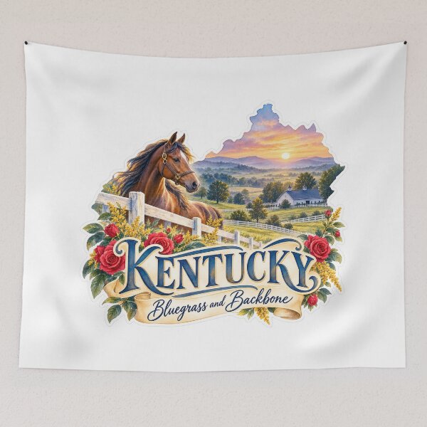 Item preview, Kentucky Bluegrass and Backbone designed and sold by Whimspired By Paxx.