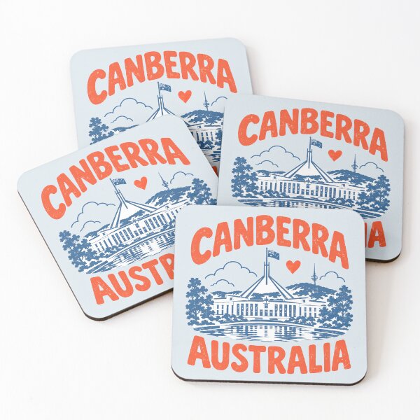 Item preview, Canberra Australia Retro City designed and sold by HowToCanadian.