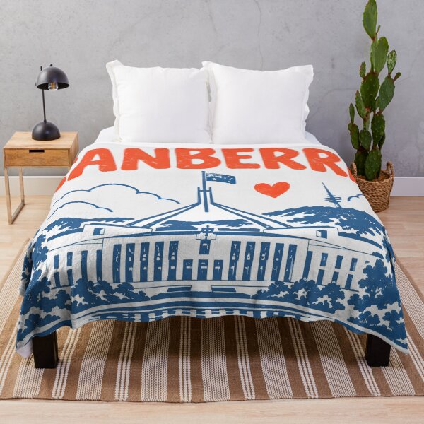Item preview, Canberra Australia Retro City designed and sold by HowToCanadian.