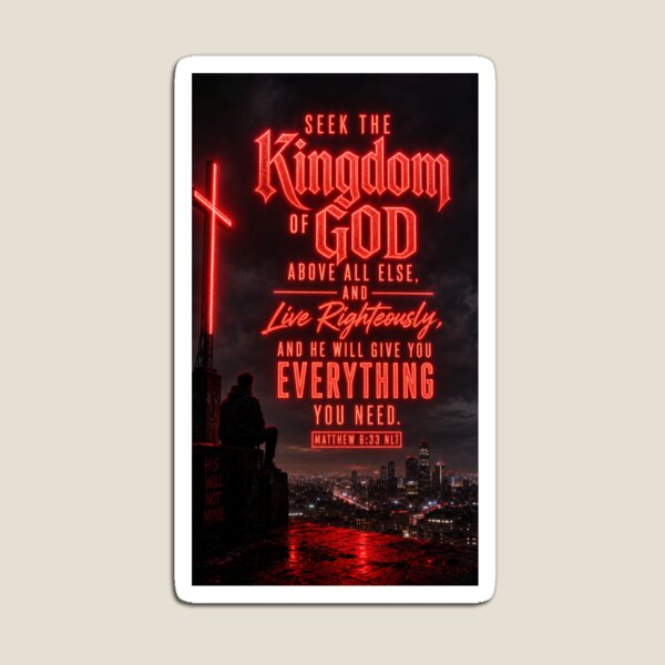 Item preview, Matthew 6:33 NLT - JCTRUTHER designed and sold by JCTRUTHERshop.