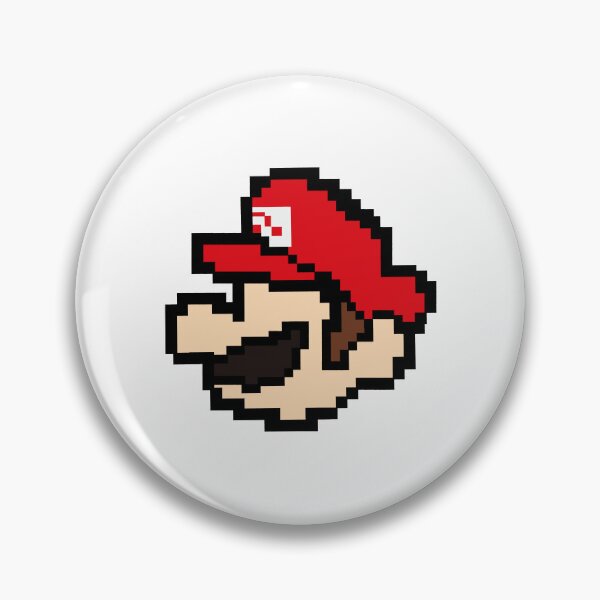 Aperçu de l'œuvre Mario en pixel art 8 bits créée et vendue par Arty Tees .