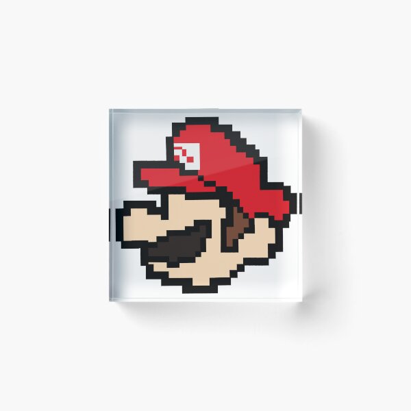 Item preview, Mario 8 bit pixel art  designed and sold by Arty Tees .
