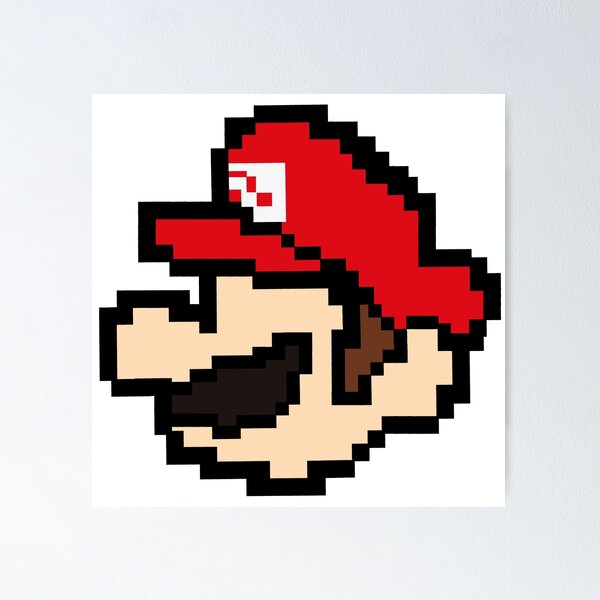 Item preview, Mario 8 bit pixel art  designed and sold by Arty Tees .