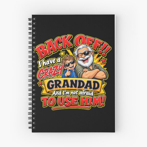 Item preview, Funny Crazy Grandad & Grandson Gift – Back Off Grandpa designed and sold by mygiftideas.
