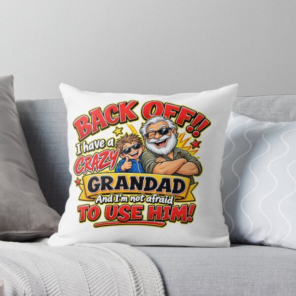 Item preview, Funny Crazy Grandad & Grandson Gift – Back Off Grandpa designed and sold by mygiftideas.