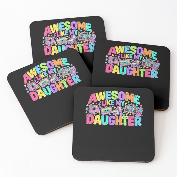 Item preview, Awesome Like My Daughter  Mom Dad designed and sold by drawwiika+44.