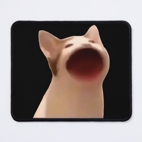 Item preview, Cat Open Mouth Meme Sticker designed and sold by karmyn-clawso.