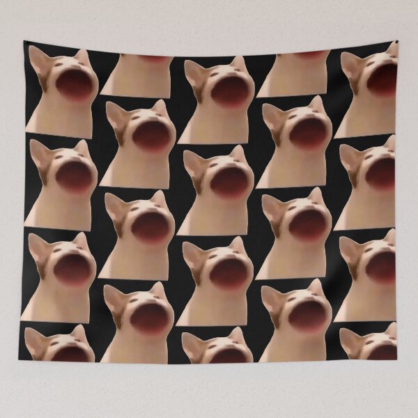 Item preview, Cat Open Mouth Meme Sticker designed and sold by karmyn-clawso.