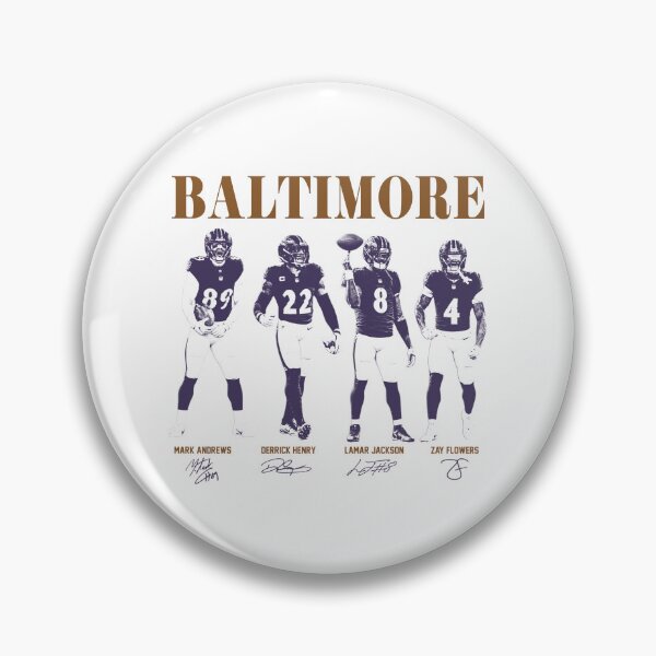 Item preview, Vintage Baltimore Football Legends designed and sold by AnanamorphArter.
