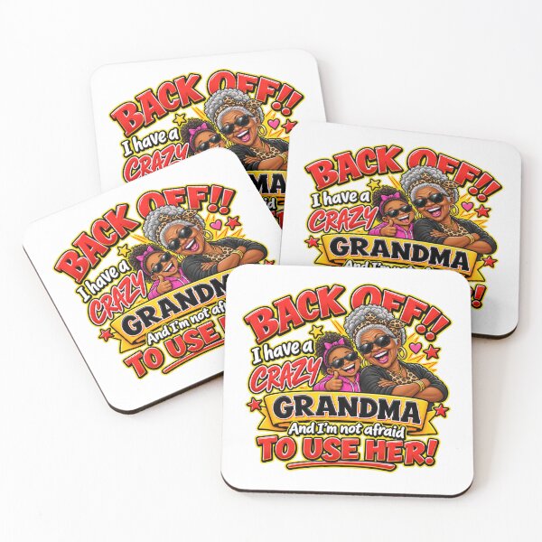 Item preview, Funny Crazy Grandma & Granddaughter Gift – Back Off designed and sold by mygiftideas.