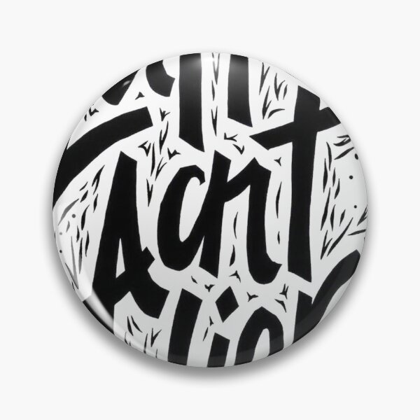 Item preview, Latte Art Lion - Bold Black Ink Typography Design designed and sold by Qubivibe.