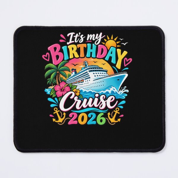 Item preview, It's My Birthday Cruise 2026 Cruise Lover Vacation Travel designed and sold by drawwiika+44.