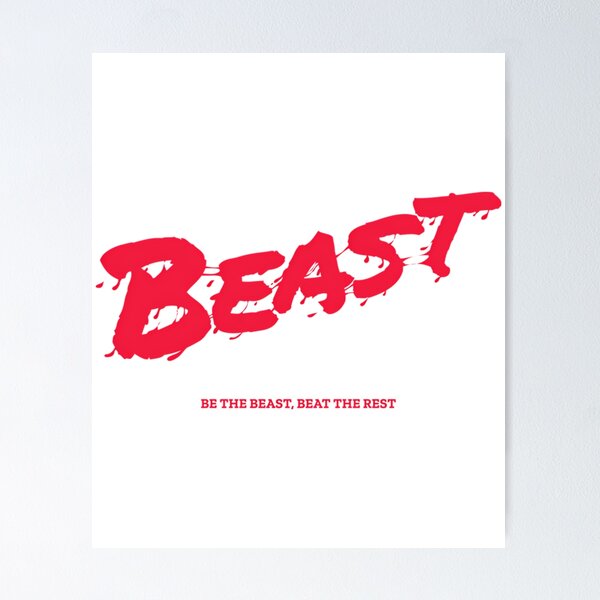 Item preview, Be The Beast Beat The Rest designed and sold by mary-curtis.
