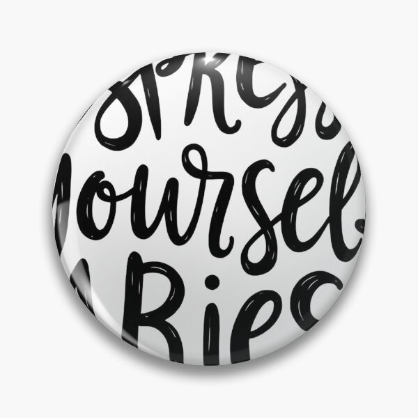 Item preview, Espresso Yourself Aries - Bold Black Ink Hand Lettering designed and sold by Qubivibe.
