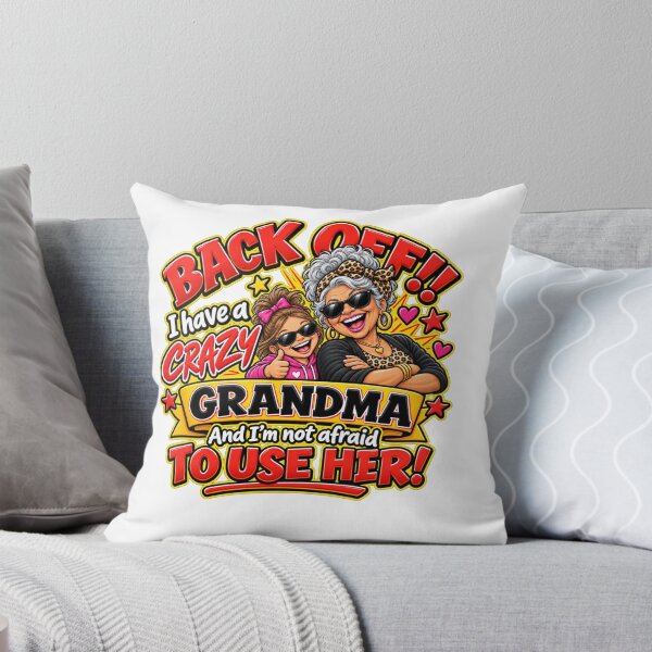 Item preview, Funny Crazy Grandma & Granddaughter Gift – Back Off Grandma designed and sold by mygiftideas.