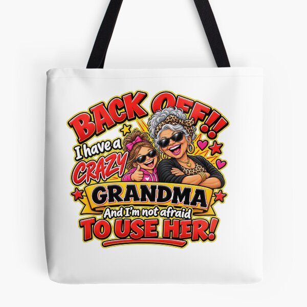 Item preview, Funny Crazy Grandma & Granddaughter Gift – Back Off Grandma designed and sold by mygiftideas.