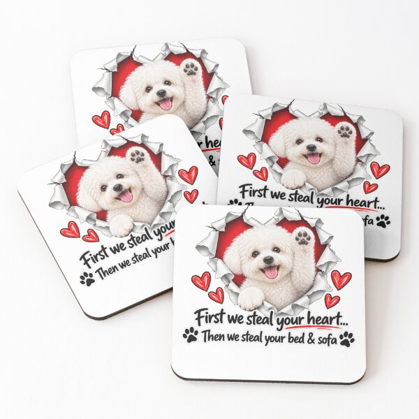 Item preview, Funny Bichon Frise Dog Sofa Quote designed and sold by luu phong.