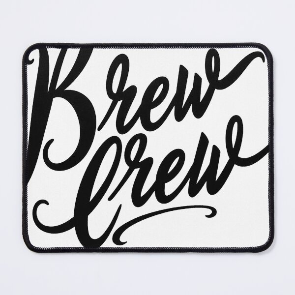 Item preview, Brew Crew Capybara - Bold Black Ink Typography designed and sold by Qubivibe.