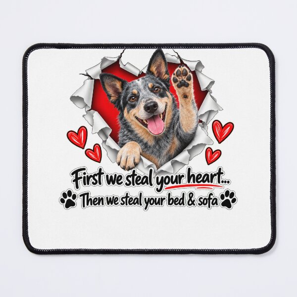 Item preview, Funny Blue Heeler Dog Sofa Quote designed and sold by luu phong.