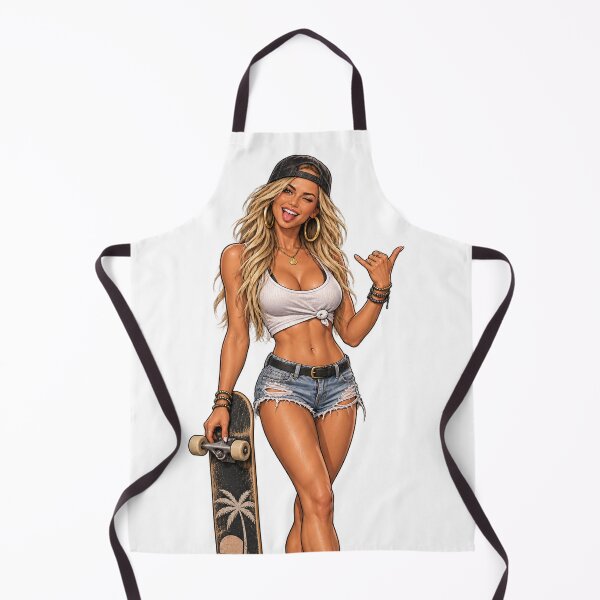 Item preview, Blonde skater babe designed and sold by Bubbagogos.