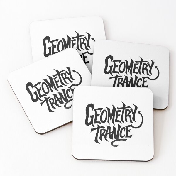 Item preview, GEOMETRY TRANCE: Bold Black Ink Hand Lettering designed and sold by Qubivibe.