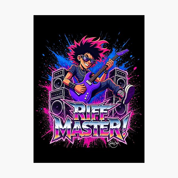 Item preview, RIFF MASTER: Letting the guitar speak  designed and sold by Gnarly360.