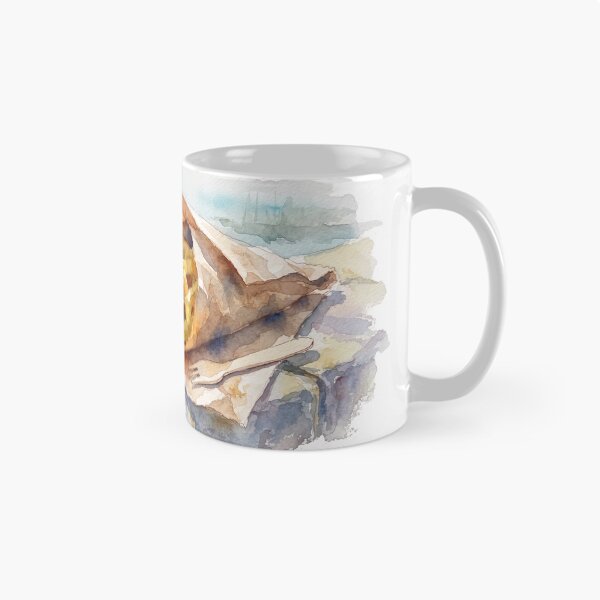 Item preview, Fish and Chips Harbour Watercolour Art designed and sold by made by Golightly x.