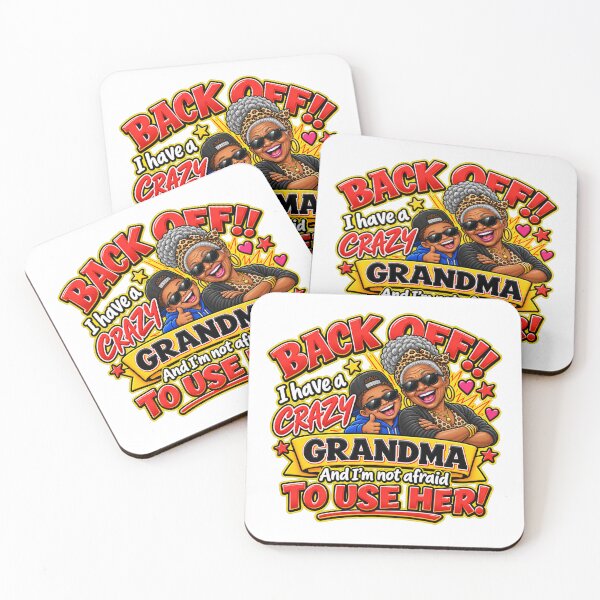 Item preview, Funny Crazy Grandma & Grandson Gift – Back Off Grandma designed and sold by mygiftideas.