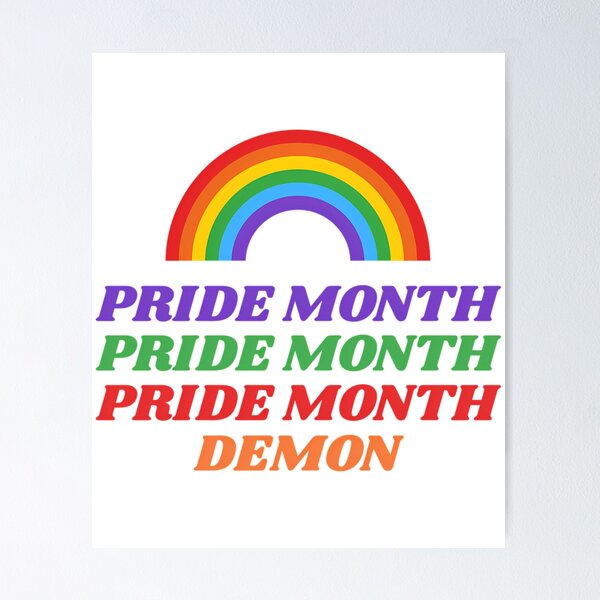 Item preview, Pride Month Demon designed and sold by bourg-libbie.