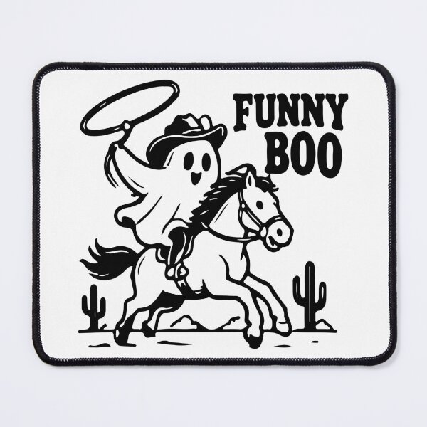 Item preview, Funny Boo Cowboy Ghost Riding Horse designed and sold by Brexmore3.
