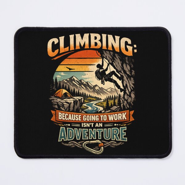 Item preview, Climbing Adventure - Vintage Mountain climber designed and sold by SidTastic .