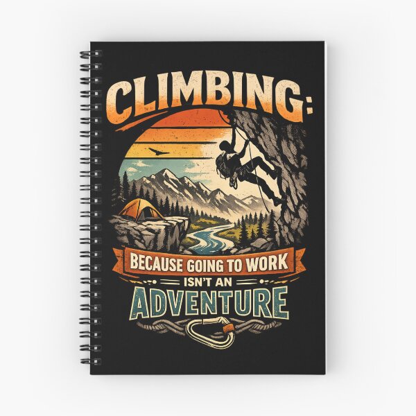 Item preview, Climbing Adventure - Vintage Mountain climber designed and sold by SidTastic .